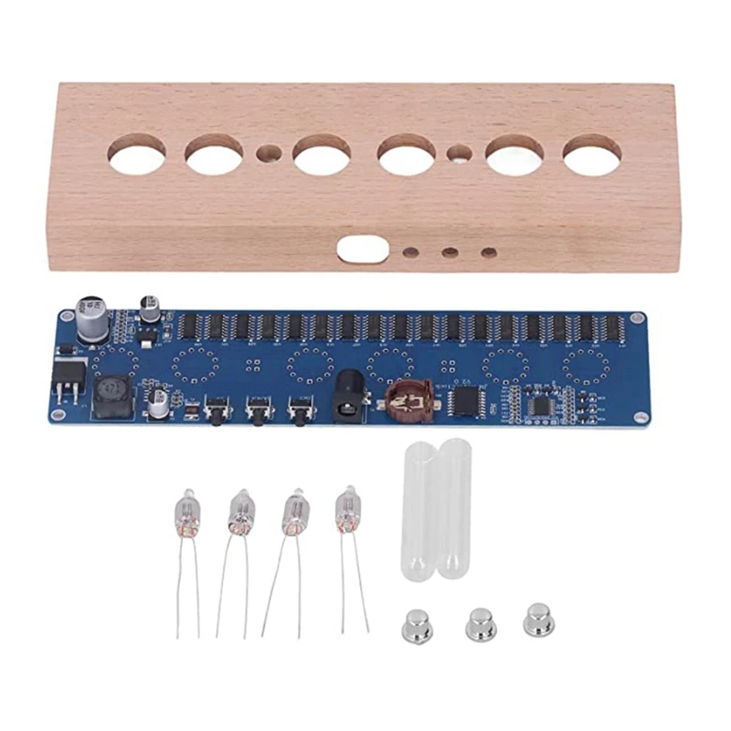 Glowing Tube Clock DIY Kit,High Accuracy IN14 Nixie Tube Clock DIY Parts DC12V DIY Tube Clock Kit For Home Decoration
Glowing Tube Clock DIY Kit,High Accuracy IN14 Nixie Tube Clock DIY Parts DC12V DIY Tube Clock Kit For Home Decoration