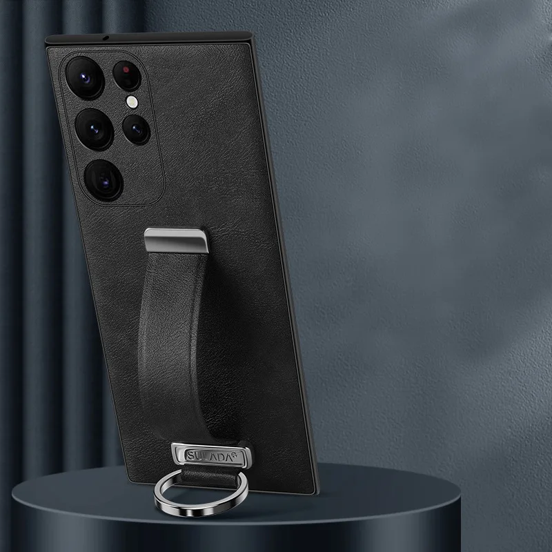 Phone case for Samsung GalaxyS23 Ultra,PU leather Materlai Phone case with Ring
Phone case for Samsung GalaxyS23 Ultra,PU leather Materlai Phone case with Ring