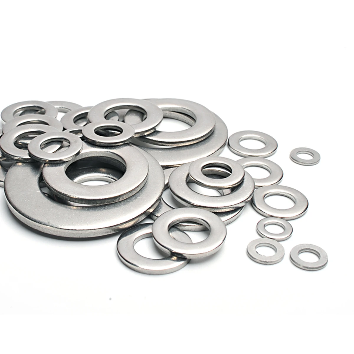 100PCS 304 Stainless Steel Flat Washer M1.6 M2 M 2.5 M3 M4 M5 M6 M8 M10 M12 M16 M18 M20 M24 M30 Shim Metal Plain Gasket Rings
100PCS 304 Stainless Steel Flat Washer M1.6 M2 M 2.5 M3 M4 M5 M6 M8 M10 M12 M16 M18 M20 M24 M30 Shim Metal Plain Gasket Rings