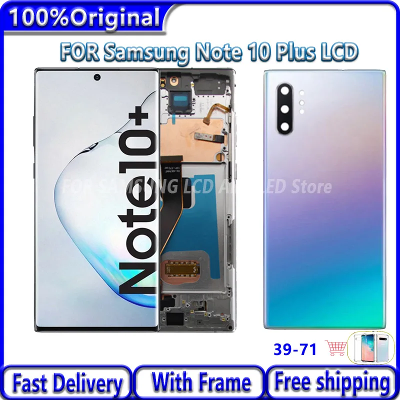 ORIGINAL NOTE 10 Plus Screen For Samsung Galaxy Note 10 Plus Lcd N975 N9750 N975F LCD Display With Touch Glass Screen Digitize
ORIGINAL NOTE 10 Plus Screen For Samsung Galaxy Note 10 Plus Lcd N975 N9750 N975F LCD Display With Touch Glass Screen Digitize