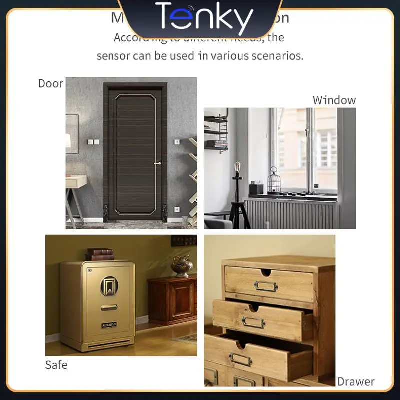 Remote Monitoring Door Detectors Alexa Google Home Smart Security Alarms Tuya Smart Smart Home Zigbee Real-time Wireless
Remote Monitoring Door Detectors Alexa Google Home Smart Security Alarms Tuya Smart Smart Home Zigbee Real-time Wireless