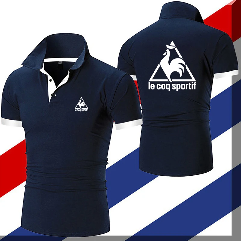Men's Lapel Polo Shirt Gentleman Workout Golf Cloth New Brand Short Sleeve Sports Polos T-Shirt for Man Breathable Classic Polos
Men's Lapel Polo Shirt Gentleman Workout Golf Cloth New Brand Short Sleeve Sports Polos T-Shirt for Man Breathable Classic Polos