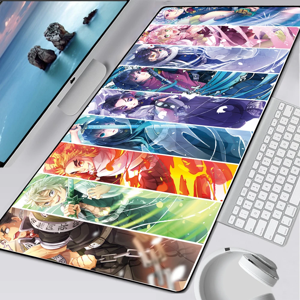 Kimetsu no Yaiba Anime Mouse pad HD Print Computer Gamer Locking Edge Mousepad XXL Keyboard PC Mice 90x40cm XL desk mat
Kimetsu no Yaiba Anime Mouse pad HD Print Computer Gamer Locking Edge Mousepad XXL Keyboard PC Mice 90x40cm XL desk mat