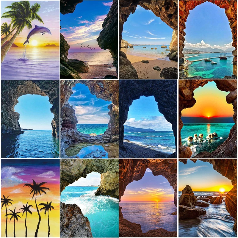 Seascape Seaside Cave New Diy Diamond Painting Home Decor Decorative Paintings Diy Square Round Drill Wall Decoration Painting
Seascape Seaside Cave New Diy Diamond Painting Home Decor Decorative Paintings Diy Square Round Drill Wall Decoration Painting