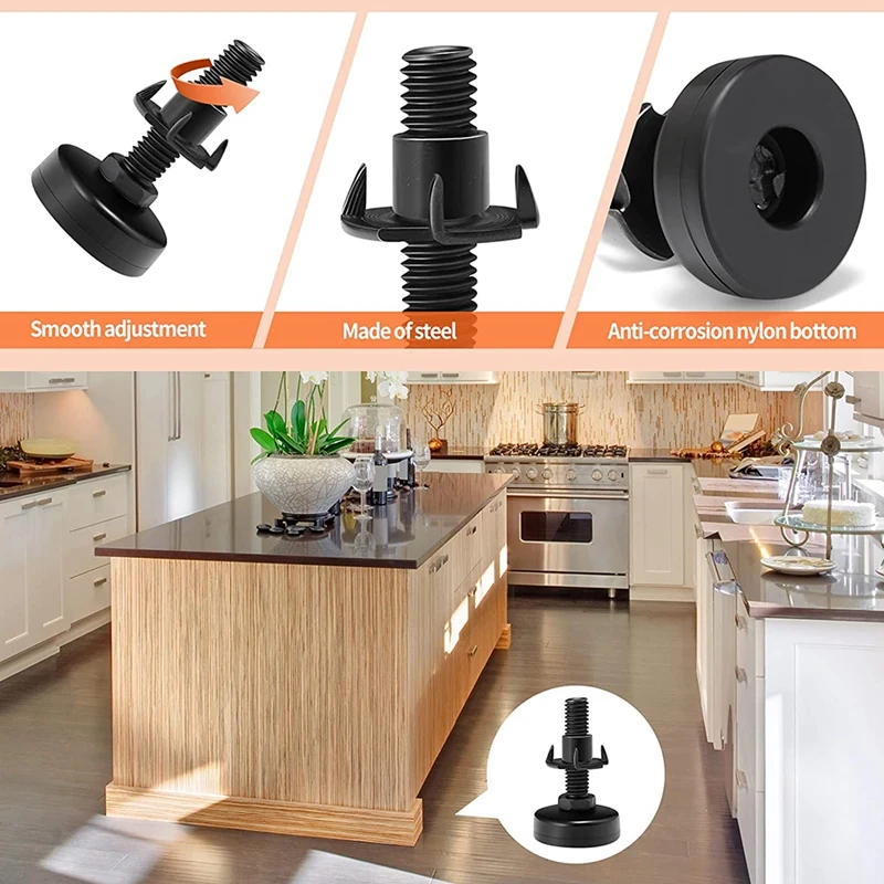 Furniture Levelers, Adjustable Leveling Feet For Furniture Leg Levelers, Tables, Chairs, Cabinets, Sofa Lifters
Furniture Levelers, Adjustable Leveling Feet For Furniture Leg Levelers, Tables, Chairs, Cabinets, Sofa Lifters