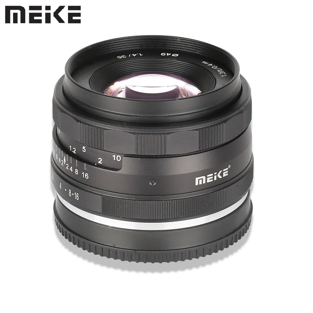 Meike 35mm F1.4 Manual Prime Lens APS-C For Sony E Mount For Fujifilm X Mount For MFT M4/3 Mount Mirrorless Camera
Meike 35mm F1.4 Manual Prime Lens APS-C For Sony E Mount For Fujifilm X Mount For MFT M4/3 Mount Mirrorless Camera