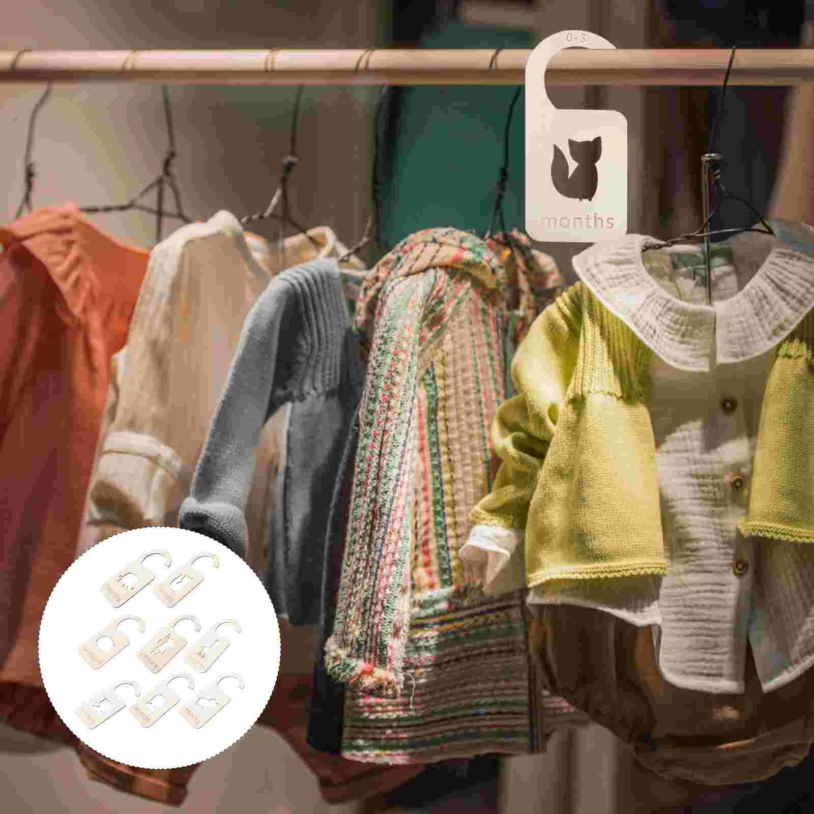 8Pcs Baby Nursery Divider Clothes Hanger Dividers Infant Clothes Divider Wooden Closet Hanger Divider
8Pcs Baby Nursery Divider Clothes Hanger Dividers Infant Clothes Divider Wooden Closet Hanger Divider