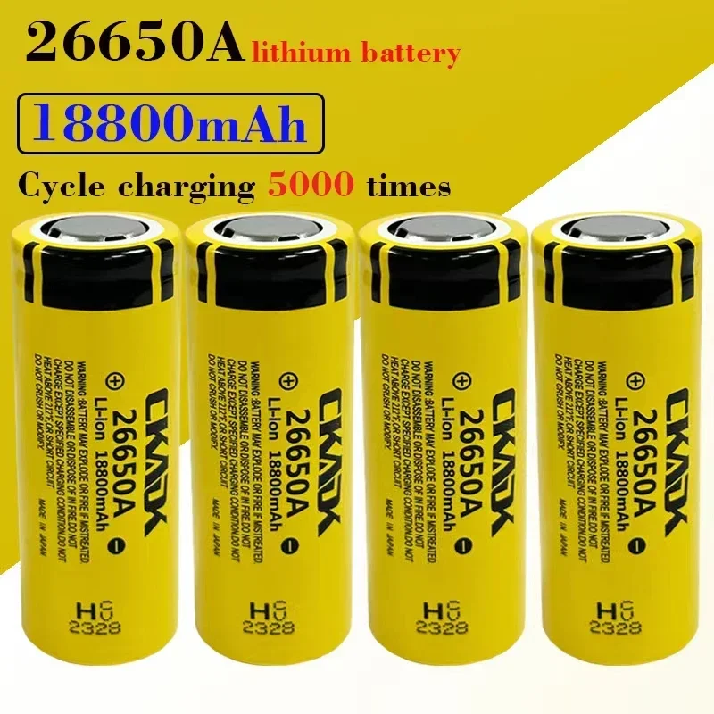 Aviation Reaches 26650 50A Discharge DIY Lithium-ion 3.7V 26650A Rechargeable Battery for Flashlights, Electric Tools,Etc.
Aviation Reaches 26650 50A Discharge DIY Lithium-ion 3.7V 26650A Rechargeable Battery for Flashlights, Electric Tools,Etc.