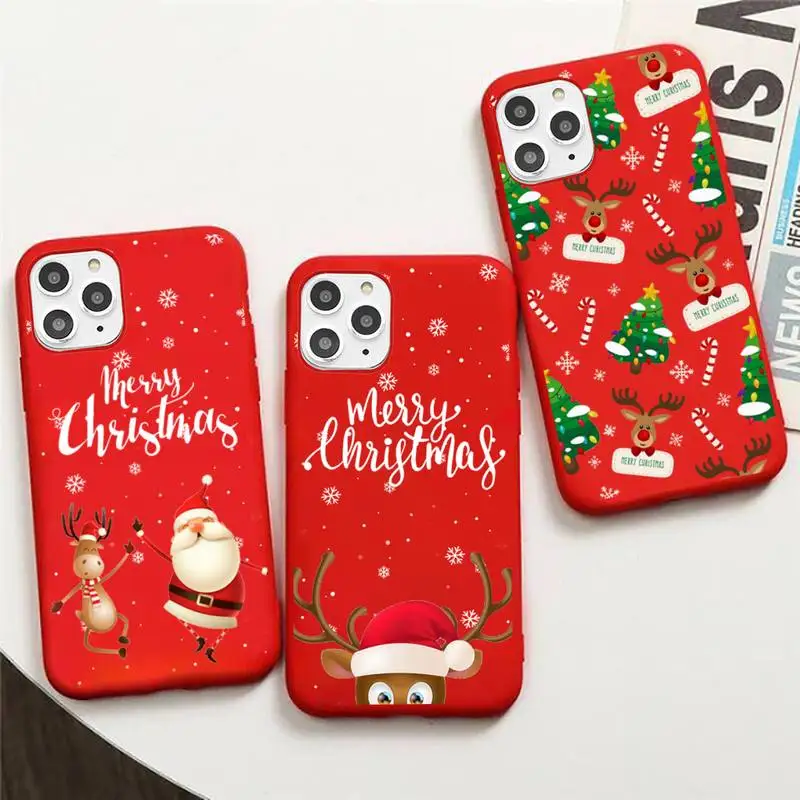 New Year Merry Christmas Phone Case Red Candy Color for iPhone 11 12 13 mini pro XS MAX 8 7 Plus X SE 2020 XR
New Year Merry Christmas Phone Case Red Candy Color for iPhone 11 12 13 mini pro XS MAX 8 7 Plus X SE 2020 XR