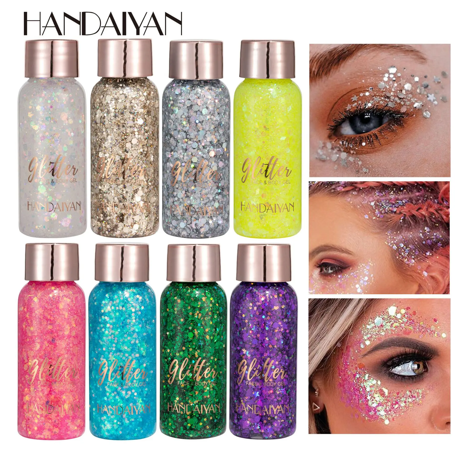 Handaiyan Eye Glitter Nail Hair Body Face Stickers Gel Art Loose Sequins Cream Diamond Jewels Rhinestones Makeup Party Festival
Handaiyan Eye Glitter Nail Hair Body Face Stickers Gel Art Loose Sequins Cream Diamond Jewels Rhinestones Makeup Party Festival