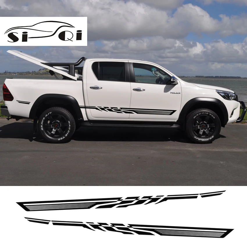 2Pcs Hilux Racing Side Stripe Graphic Vinyl Sticker For TOYOTA HILUX First Impressions 2012 2013 2014 2015 2016 2017 2018 2019
2Pcs Hilux Racing Side Stripe Graphic Vinyl Sticker For TOYOTA HILUX First Impressions 2012 2013 2014 2015 2016 2017 2018 2019