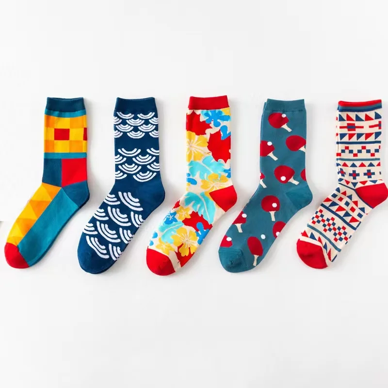 British style socks personality couples socks cotton stockings men socks wear autumn and winter ins tide socks. 
British style socks personality couples socks cotton stockings men socks wear autumn and winter ins tide socks.