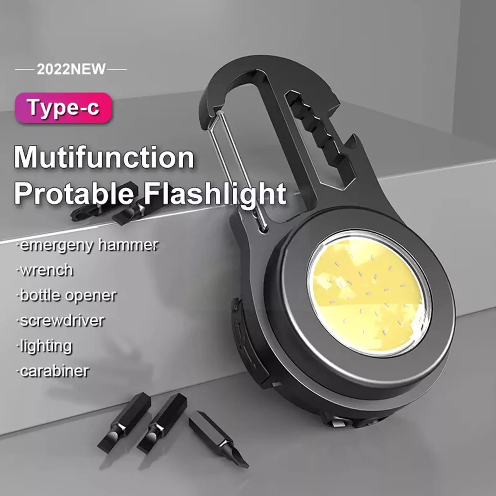 New Mini Lantern Portable Multi-function Cob Floodlight Keychain Flashlight Rechargeable Outdoor Alloy Light Aluminum Type- L7x7
New Mini Lantern Portable Multi-function Cob Floodlight Keychain Flashlight Rechargeable Outdoor Alloy Light Aluminum Type- L7x7