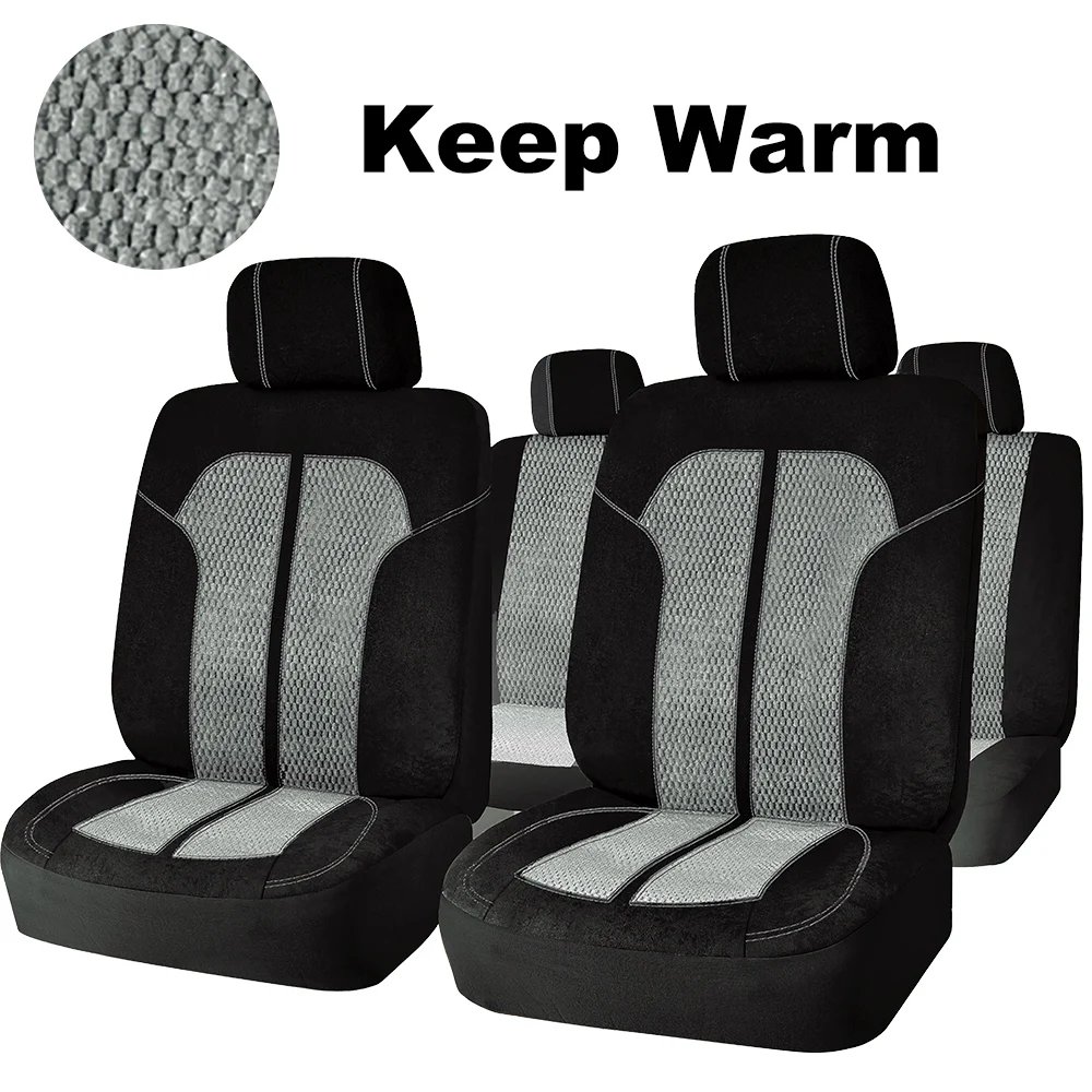 AUTOPLUS Universal Warm Winter Car Seat Covers Velour With 4mm Sponge Fit for most Car Suv Truck Winter Car Accessories Interior
AUTOPLUS Universal Warm Winter Car Seat Covers Velour With 4mm Sponge Fit for most Car Suv Truck Winter Car Accessories Interior