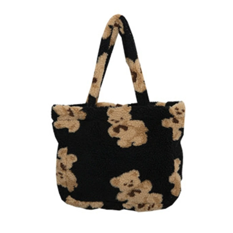Tote Bag Small Plush Bags Fluffy Fur Bear Handbags Soft Girls Cute Canvas Purses
Tote Bag Small Plush Bags Fluffy Fur Bear Handbags Soft Girls Cute Canvas Purses