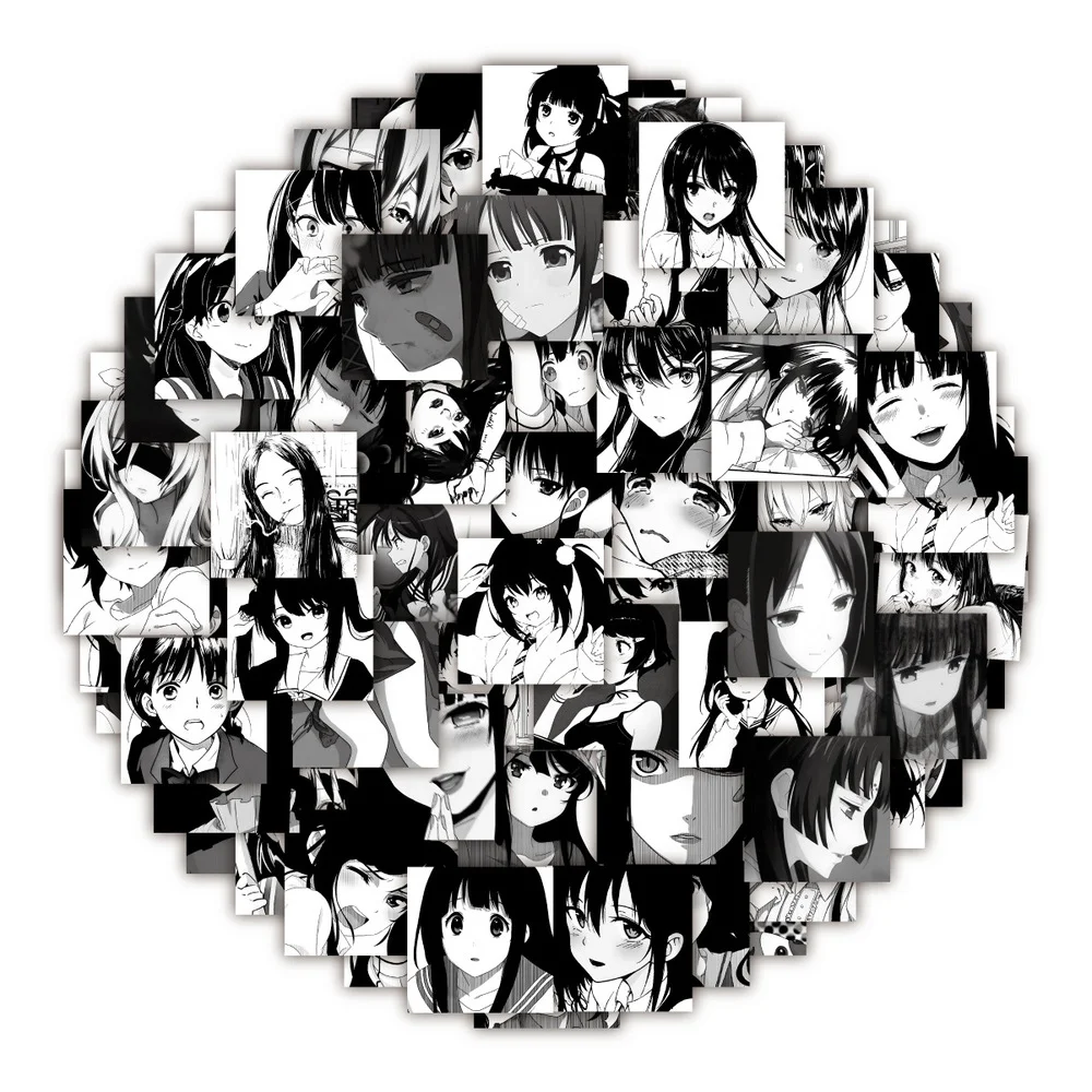 10/60PCS Black and White Anime Expression Pack Stickers Aesthetic Laptop Waterproof Decal Sticker Packs Kid Toy Sticker
10/60PCS Black and White Anime Expression Pack Stickers Aesthetic Laptop Waterproof Decal Sticker Packs Kid Toy Sticker