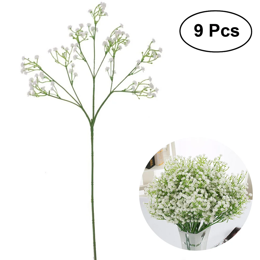 9pcs Flower Breath Bouquet Gypsophila Professional Simulation Emulation Artificial Flower for Home Wedding
9pcs Flower Breath Bouquet Gypsophila Professional Simulation Emulation Artificial Flower for Home Wedding