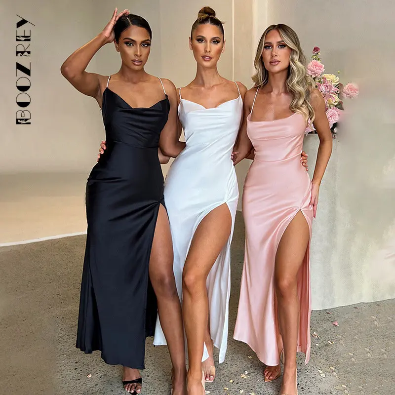 BoozRey Elegant Women's Sleeveless Swing Collar Back Open Bandage Temperament Dress Backless Party Club Clothing Evening Dresses
BoozRey Elegant Women's Sleeveless Swing Collar Back Open Bandage Temperament Dress Backless Party Club Clothing Evening Dresses