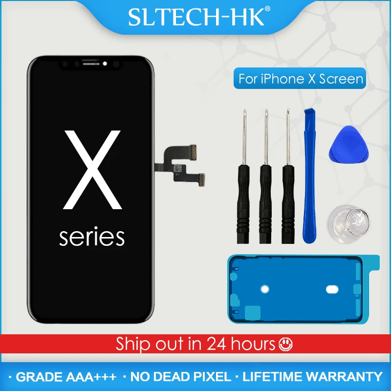 ЖК-экран для iPhone X XR XS, сменный дисплей с 3D сенсорным экраном в сборе, True Tone, без битых пикселей, AAA +++
ЖК-экран для iPhone X XR XS, сменный дисплей с 3D сенсорным экраном в сборе, True Tone, без битых пикселей, AAA +++
