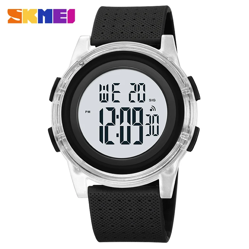 SKMEI 50m Waterproof Sport LED Light Electronic Watches Stopwatch Alarm Countdown Men Digital Clock Wristwatch Relogio Masculino
SKMEI 50m Waterproof Sport LED Light Electronic Watches Stopwatch Alarm Countdown Men Digital Clock Wristwatch Relogio Masculino