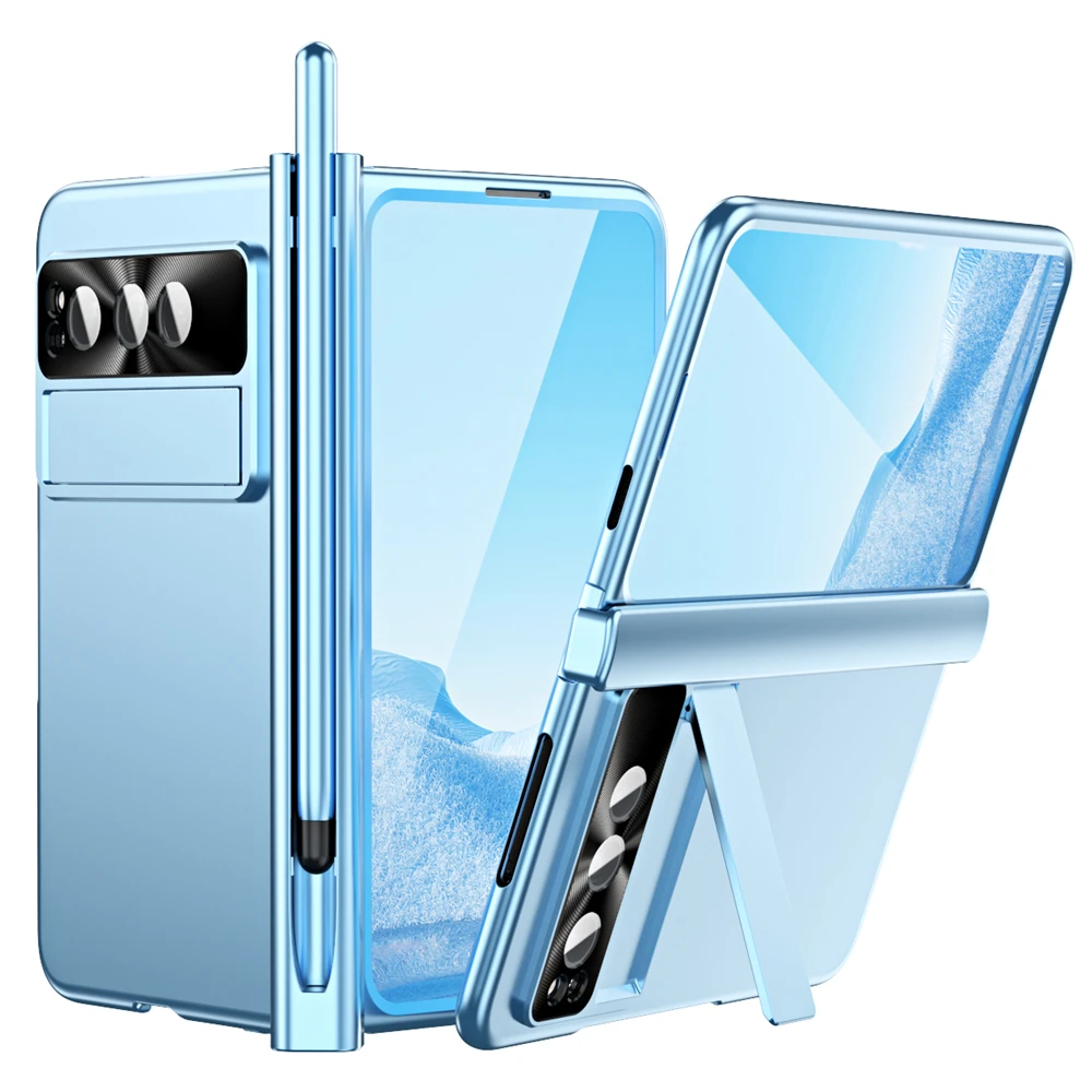 Electroplated Magnetic Hinge Back Cover for Google Pixel Fold with Tempered Lens Film Touch Pen Folding Full Protective Shell
Electroplated Magnetic Hinge Back Cover for Google Pixel Fold with Tempered Lens Film Touch Pen Folding Full Protective Shell