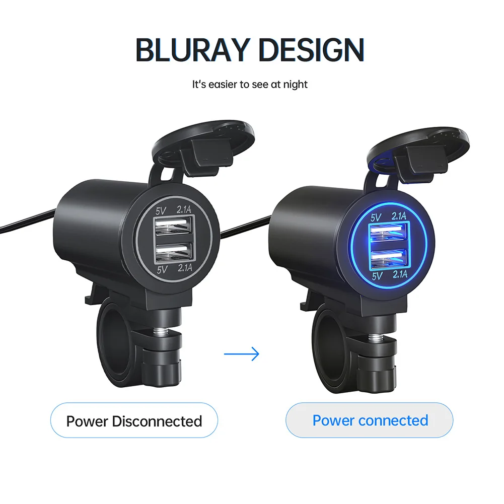 1 Set Charger DC12-24V IP65 Motorcycle Charger Temperature Resistant Flame ABS Black Motorcycle Charger Socket
1 Set Charger DC12-24V IP65 Motorcycle Charger Temperature Resistant Flame ABS Black Motorcycle Charger Socket