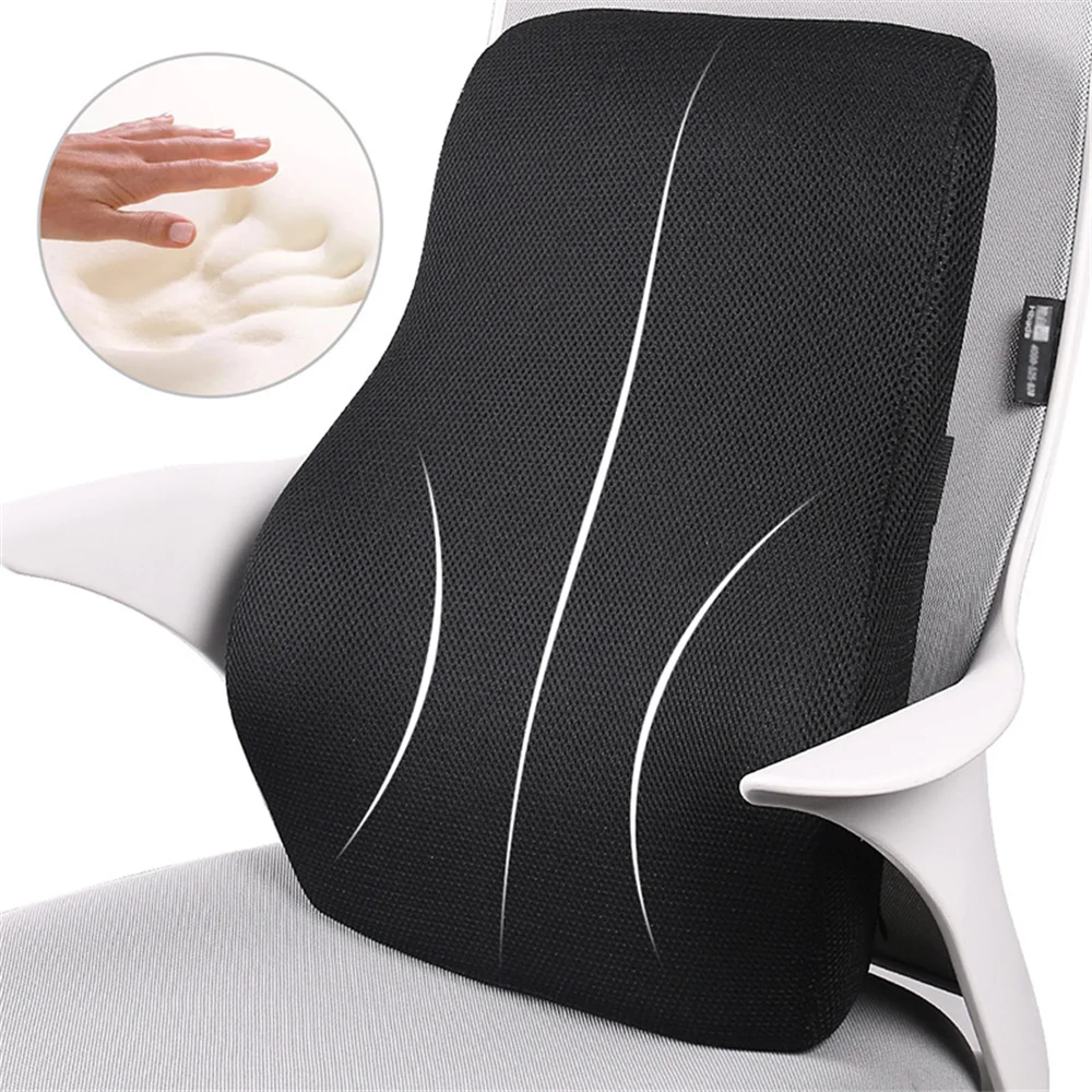Memory Foam Lumbar Support Back Cushion Waist Support Pad Car Office Home Chair Buttock Pillows Ergonomic Relieve Fatigue
Memory Foam Lumbar Support Back Cushion Waist Support Pad Car Office Home Chair Buttock Pillows Ergonomic Relieve Fatigue