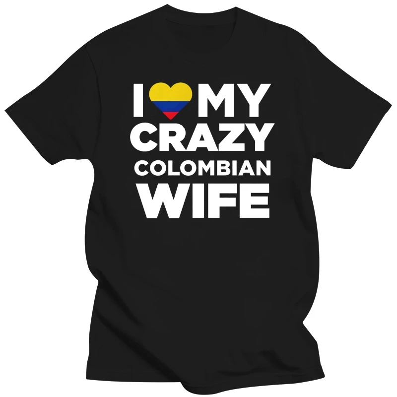 I Love My Crazy Colombian Wife Colombia Native T Shirt Tee Shirt Homme Tshirt Men Funny coat clothes tops
I Love My Crazy Colombian Wife Colombia Native T Shirt Tee Shirt Homme Tshirt Men Funny coat clothes tops