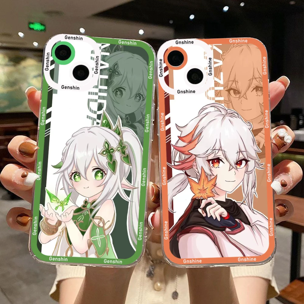 Genshin Impact Anime Phone Case For iPhone 14 13 12 Mini 11 Pro Max X XR XS 7 8 SE 2020 Plus Soft Silicone Transparent Cover
Genshin Impact Anime Phone Case For iPhone 14 13 12 Mini 11 Pro Max X XR XS 7 8 SE 2020 Plus Soft Silicone Transparent Cover