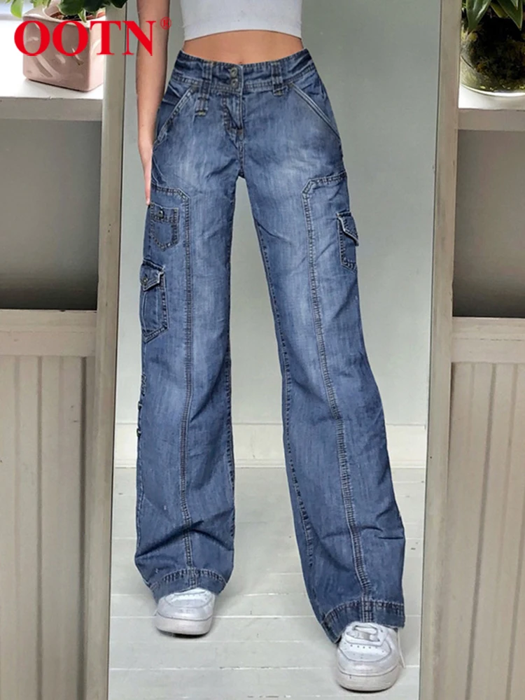 Уличная одежда OOTN, джинсы со средней талией, осенние модные женские длинные штаны с карманами, повседневные свободные универсальные мешков...
Уличная одежда OOTN, джинсы со средней талией, осенние модные женские длинные штаны с карманами, повседневные свободные универсальные мешков...