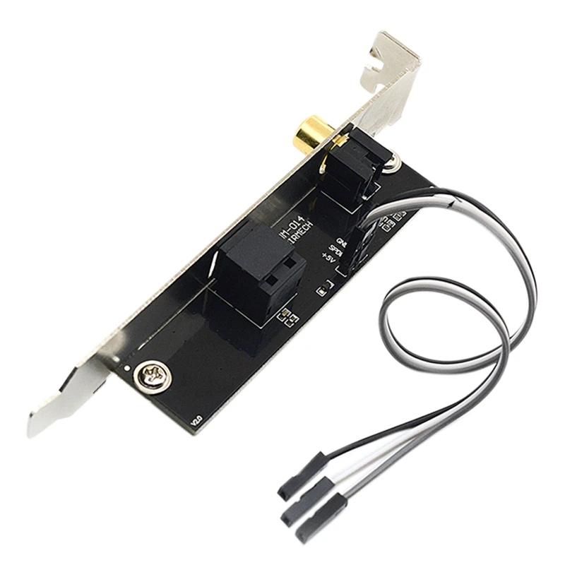 24Bit 192Khz Card SPDIF Optical and RCA Out Plate Cable Bracket Digital Audio Output for
24Bit 192Khz Card SPDIF Optical and RCA Out Plate Cable Bracket Digital Audio Output for