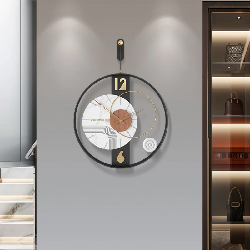 Modern Design Wall Clock Living Room Decor Light Luxury Mute Clock Home Restaurant Nordic Creative Personality Wall Decoration
Modern Design Wall Clock Living Room Decor Light Luxury Mute Clock Home Restaurant Nordic Creative Personality Wall Decoration