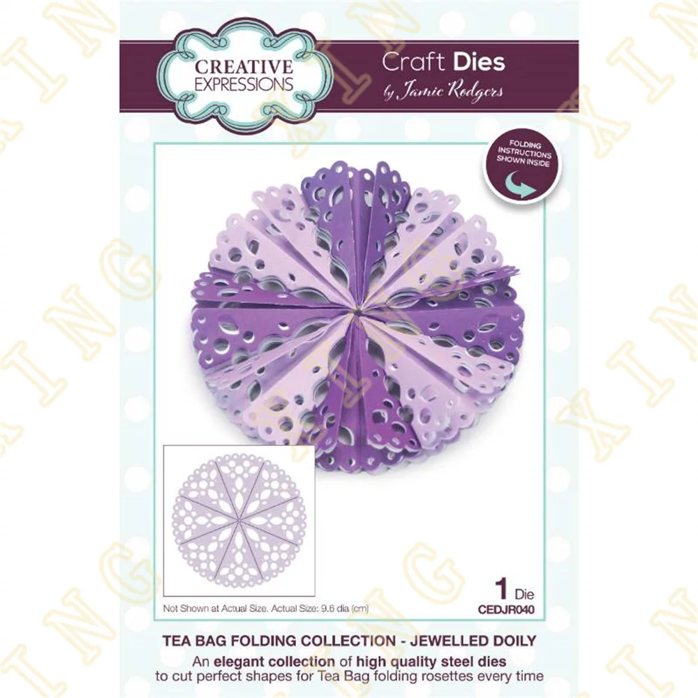 2022 Newest Tea Bag Folding Jewelled Doily Craft Metal Cutting Dies for Diy Scrapbooking Decorative Embossing Handcraft Template
2022 Newest Tea Bag Folding Jewelled Doily Craft Metal Cutting Dies for Diy Scrapbooking Decorative Embossing Handcraft Template