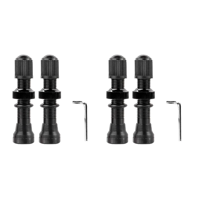 New Hot 4PCS Bicycle Schrader A/V Valves 40Mm CNC Machined Anodized Nipple For MTB Road Bike Tubeless Rims,Black
New Hot 4PCS Bicycle Schrader A/V Valves 40Mm CNC Machined Anodized Nipple For MTB Road Bike Tubeless Rims,Black