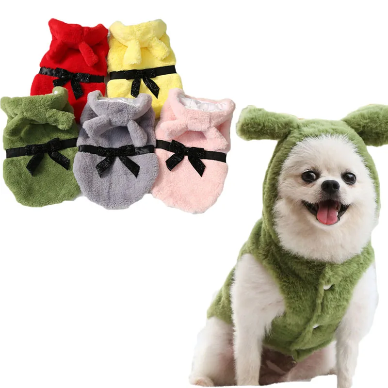Warm Pet Winter Clothes For Small Dogs Fleece Bowtie Dog Coat Hooded Jacket Clothing Puppy Cat Overcoat Outfit For Small Dogs XS
Warm Pet Winter Clothes For Small Dogs Fleece Bowtie Dog Coat Hooded Jacket Clothing Puppy Cat Overcoat Outfit For Small Dogs XS