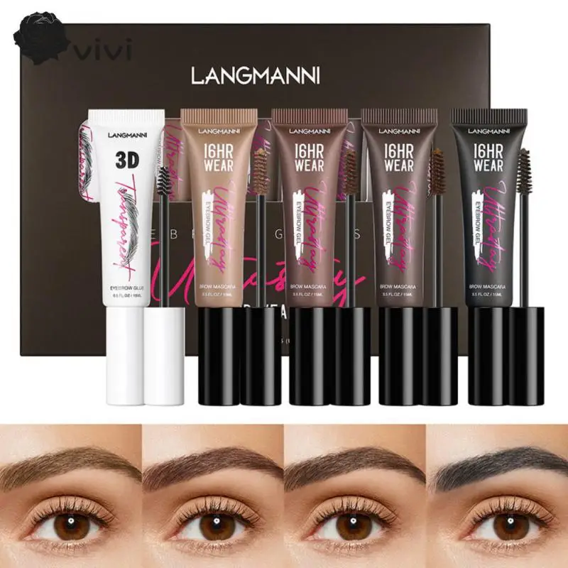 Waterproof Eye Brow Gel For Eyebrows Cosmetics Sweatproof Lift Sculpt Brow Tint Combination 4 Color Eyebrow Staining Eyebrow Gel
Waterproof Eye Brow Gel For Eyebrows Cosmetics Sweatproof Lift Sculpt Brow Tint Combination 4 Color Eyebrow Staining Eyebrow Gel