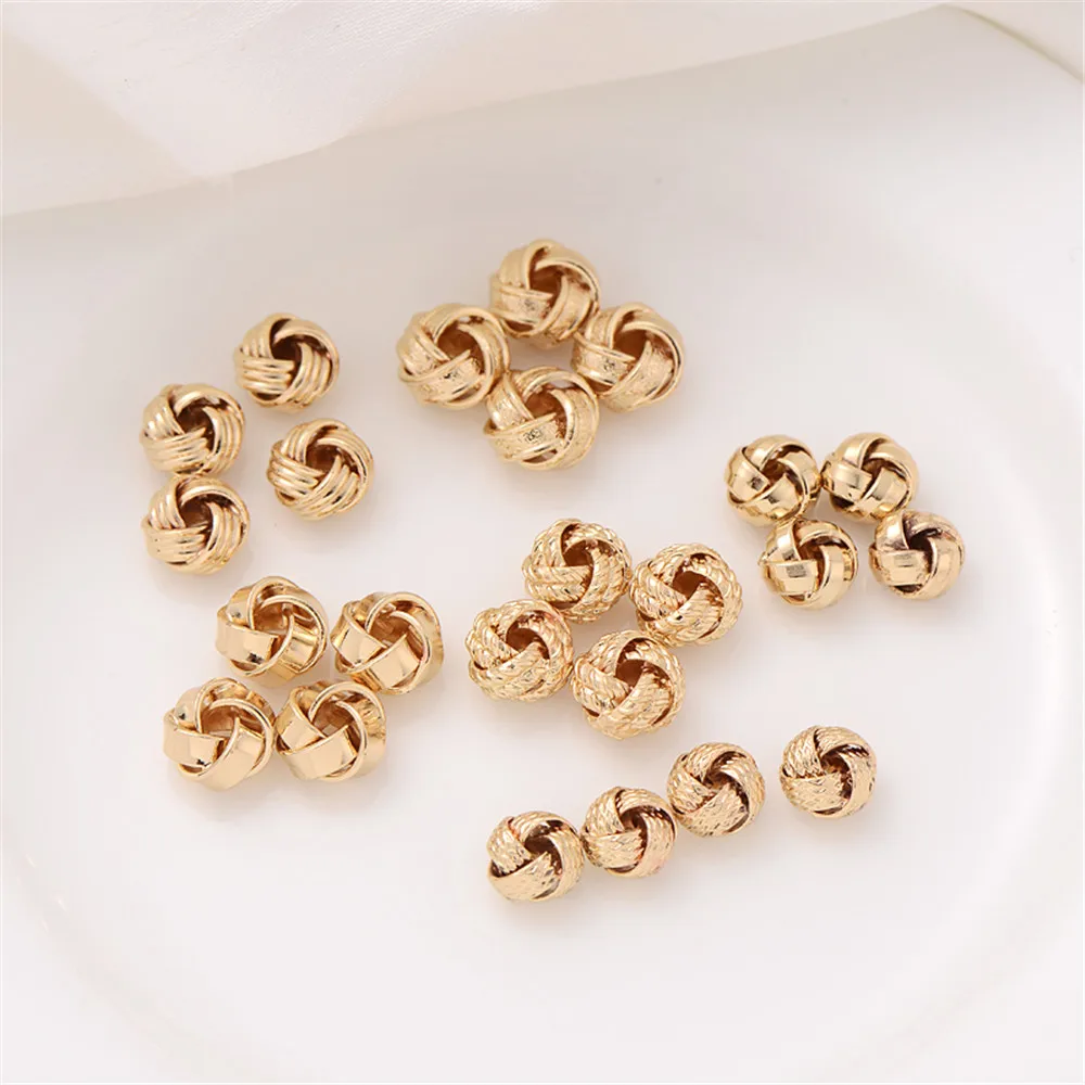 Korean ball 14K gold wool ball spacer beads handmade diy string with beads necklace earrings earrings material
Korean ball 14K gold wool ball spacer beads handmade diy string with beads necklace earrings earrings material