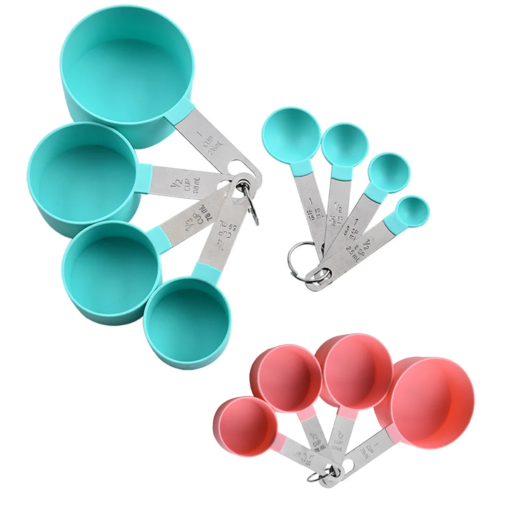 8pcs Multi Purpose Spoons/Cup Measuring Tools PP Baking Accessories Stainless Steel/Plastic Handle Kitchen Gadgets
8pcs Multi Purpose Spoons/Cup Measuring Tools PP Baking Accessories Stainless Steel/Plastic Handle Kitchen Gadgets