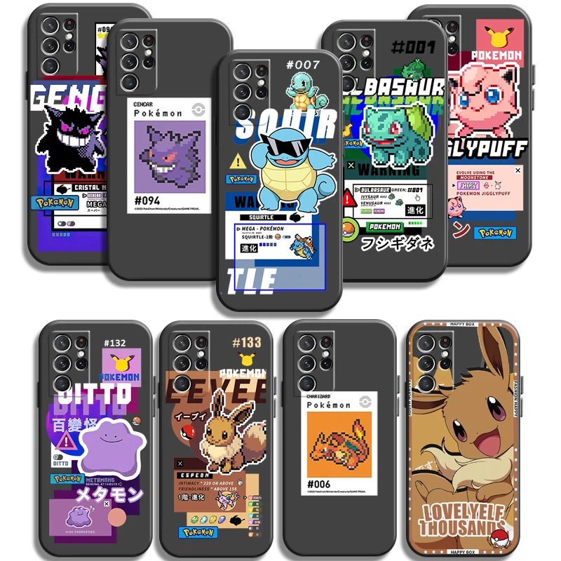 

Pikachu Pokemon Phone Cases For Samsung Galaxy A21S A31 A72 A52 A71 A51 5G A42 5G A20 A21 A22 4G A22 5G A20 A32 5G A11 Carcasa