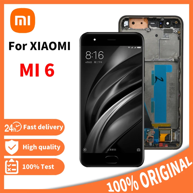 5.15'' Original Display For Xiaomi Mi 6 LCD Display Touch Screen Digitizer Assembly For XIAOMI Mi6 Mi 6 lcd Replacement Parts
5.15'' Original Display For Xiaomi Mi 6 LCD Display Touch Screen Digitizer Assembly For XIAOMI Mi6 Mi 6 lcd Replacement Parts