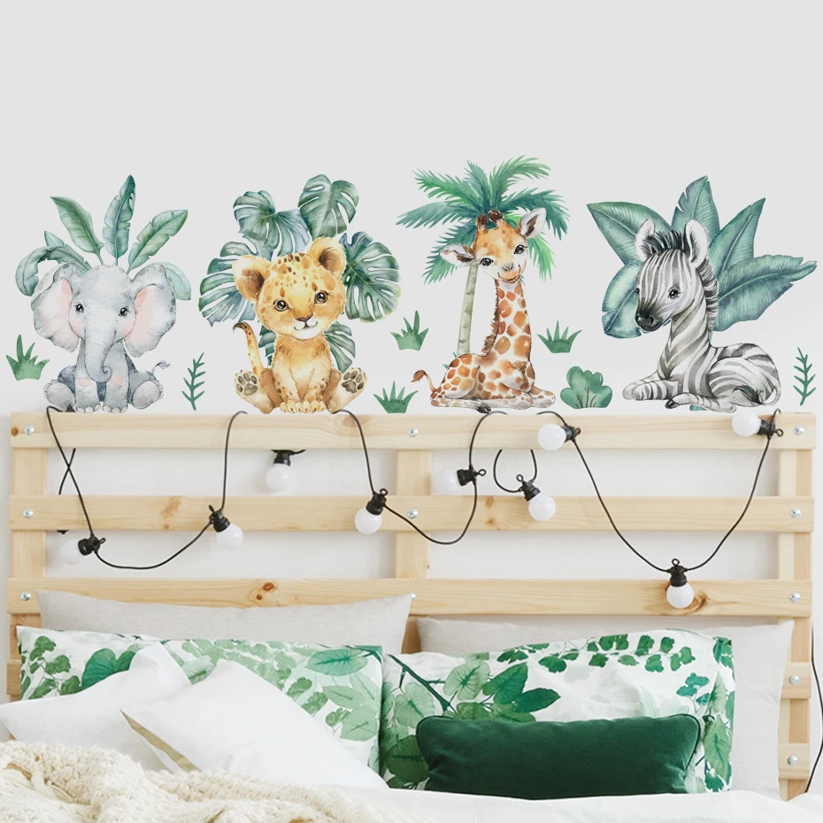 Мультяшные милые животные в джунглях, искусственные жирафы, наклейки на стену для детской комнаты, наклейки для детской комнаты, спальни, домашний декор
Мультяшные милые животные в джунглях, искусственные жирафы, наклейки на стену для детской комнаты, наклейки для детской комнаты, спальни, домашний декор