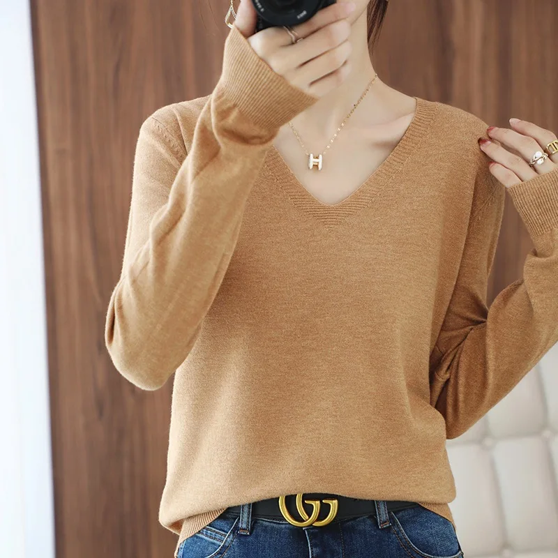 Brandy Mandy-Women's V-Neck Long Sleeve Knit Pullover Sweater, Casual Crop Sweater, Girls, Autumn Top
Brandy Mandy-Women's V-Neck Long Sleeve Knit Pullover Sweater, Casual Crop Sweater, Girls, Autumn Top