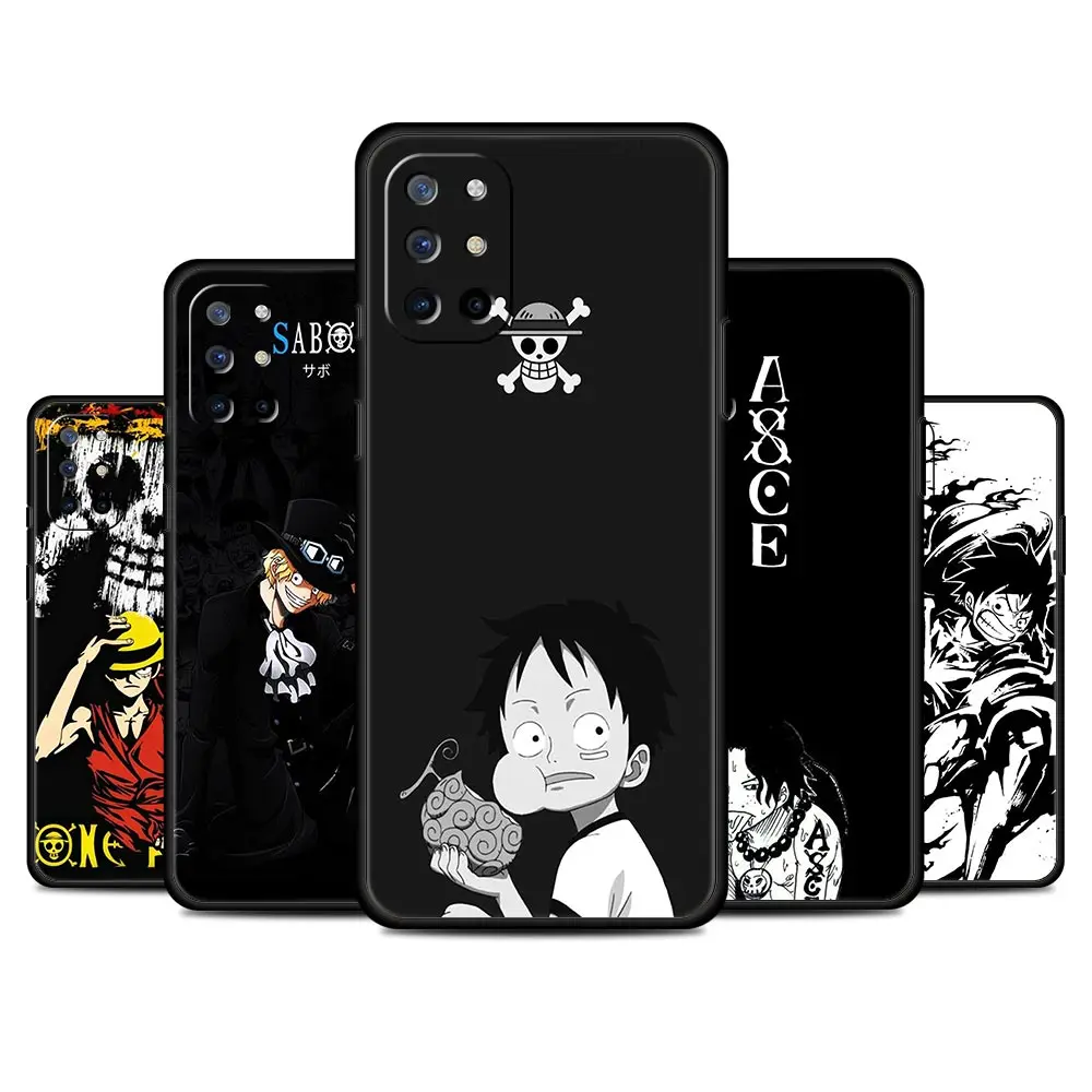 

One Piece Boy Anime Black Case For OnePlus 8T 9 10 8 Pro 9R Nord N10 2 5G 7 7T 6 6T Mobile Phones Funda Z N100 Soft TPU Cover