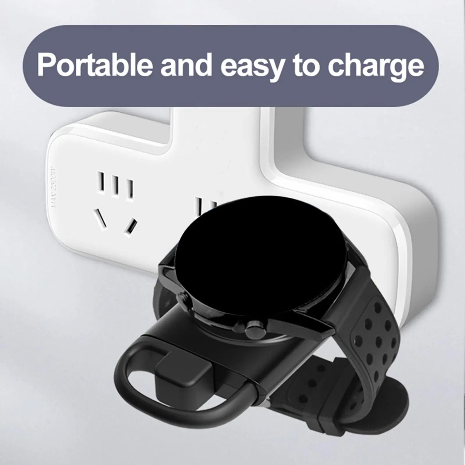 Smartwatch Charging Dock Dual Interfaces Magnetic Lightweighted USB Smart Watch Induction Charger for Watch3/4 Active1/2 Model
Smartwatch Charging Dock Dual Interfaces Magnetic Lightweighted USB Smart Watch Induction Charger for Watch3/4 Active1/2 Model
