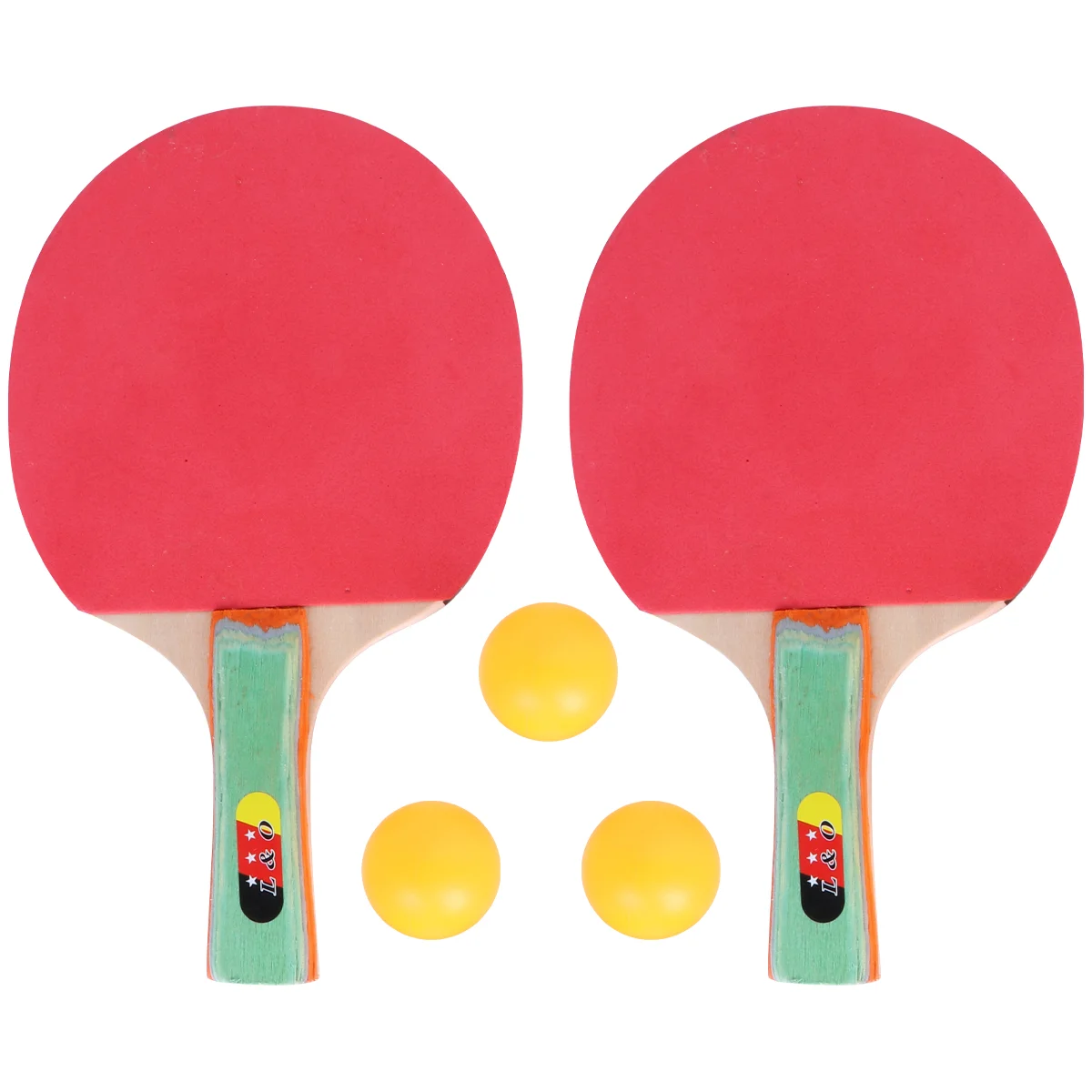

2- Sports Table Tennis Racket Set- included Pong Paddles and Balls