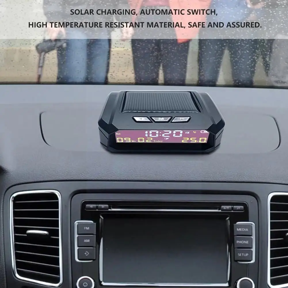 Автомобильные часы на солнечной батарее, автомобильные цифровые часы с ЖК-дисплеем, аксессуары для даты, температура в автомобиле, автомоби...
Автомобильные часы на солнечной батарее, автомобильные цифровые часы с ЖК-дисплеем, аксессуары для даты, температура в автомобиле, автомоби...