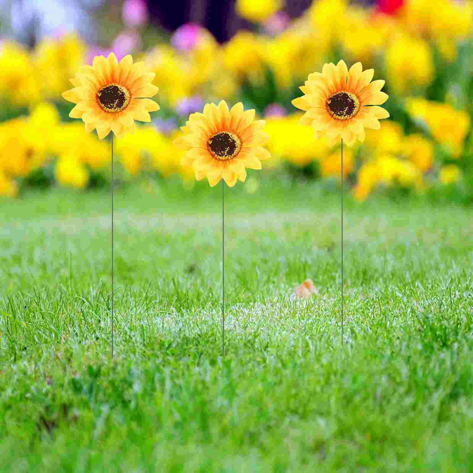 5Pcs Garden Sunflower Stake Lawn Sunflower Stake Decor Stable Flower Stake for Yard Lawn Outdoor
5Pcs Garden Sunflower Stake Lawn Sunflower Stake Decor Stable Flower Stake for Yard Lawn Outdoor