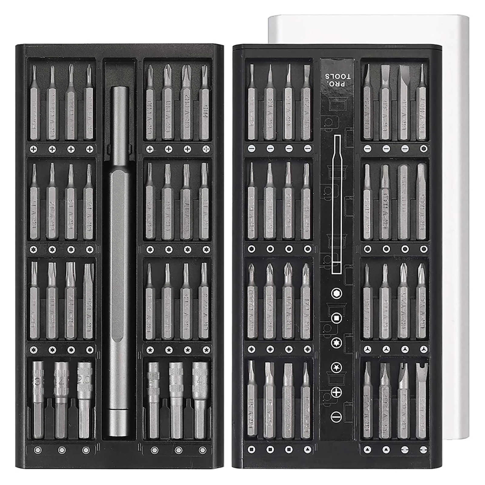 63-IN-1 Screwdriver Bit Set Precision Screwdriver Set Magnetic Screw Driver Bits Torx Hex Phillips Bit Repair Tools For Phone
63-IN-1 Screwdriver Bit Set Precision Screwdriver Set Magnetic Screw Driver Bits Torx Hex Phillips Bit Repair Tools For Phone