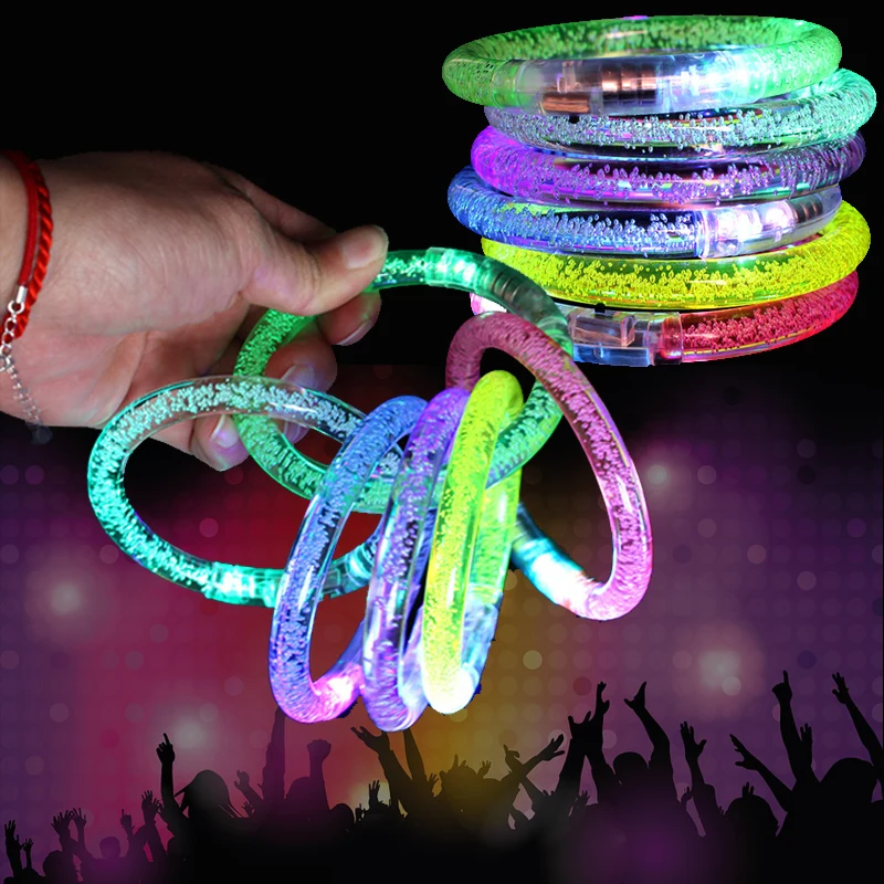 Glow Sticks Bracelets Party Supplies Glow in The Dark LED Flashing Wrist LED Luminous Bangle Bracelet Light Up Toys Wedding Deco
Glow Sticks Bracelets Party Supplies Glow in The Dark LED Flashing Wrist LED Luminous Bangle Bracelet Light Up Toys Wedding Deco