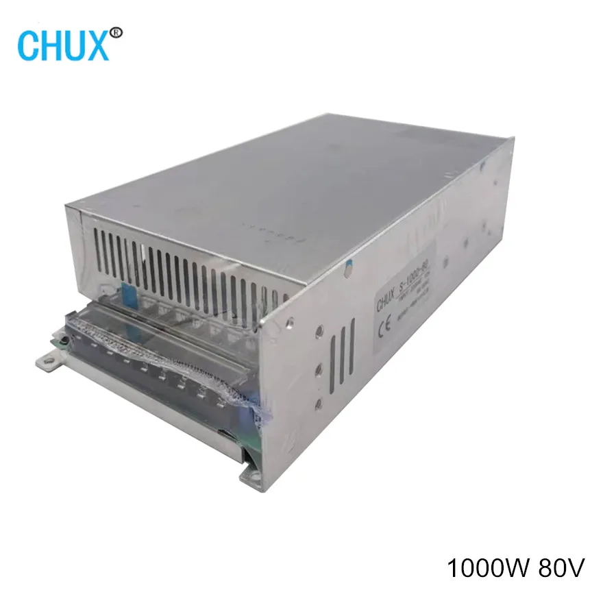 

Импульсный источник питания CHUX 1000 Вт, 80 В постоянного тока, 220 В, Регулируемый одиночный трансформатор переменного тока, SMPS для светодиодной ленты, стандартное видеонаблюдение